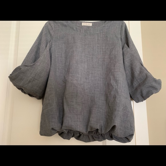 Ladies 3/4 sleeves bouffant top - Picture 5 of 12